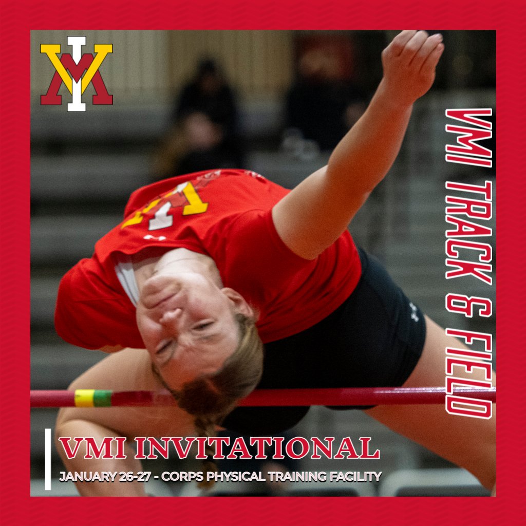 Come check out the Keydets at the CPTF this weekend as we host the VMI Invitational, the largest indoor meet of the season with nearly 30 schools competing. #RahVaMil