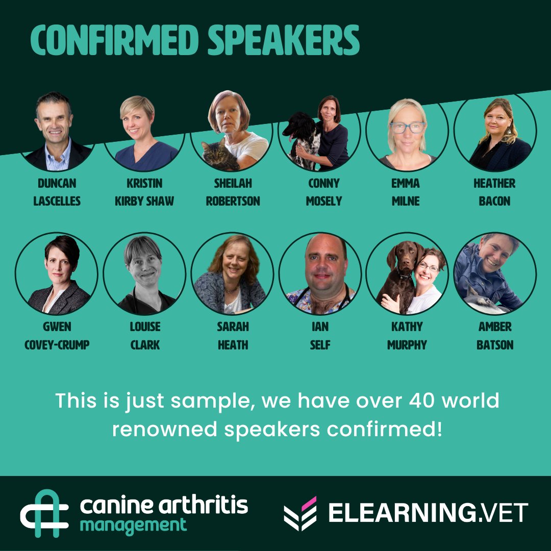 ElearningV's tweet image. S A V E  T H E  D A T E.

🎙️ Brace yourselves for three days of captivating talks from the heavy hitters in pain management. Secure your spot for this transformative symposium. Click here: i.mtr.cool/gosmjouhes

#ChronicPainSymposium #ElearningVet #CAM #PainManagementExperts