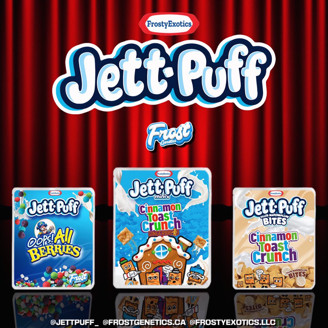 frostyexoticsg's tweet photo. ⚠️P.S.A PUFF GANG JETT-PUFF OFFICIAL DROP ⚠️
 3 NEW FLAVORS | PRE-ORDER AVAILABLE SOON ❗️
 https://t.co/0QFPwJjPeo…
Stay Tuned On How To Enter 1st Giveaway &amp; Buy 2 Get 1 Free Details 📣 !!! 

#JettPuff #PuffGang #Marshmallow©️ https://t.co/q4pqQs9Cdg