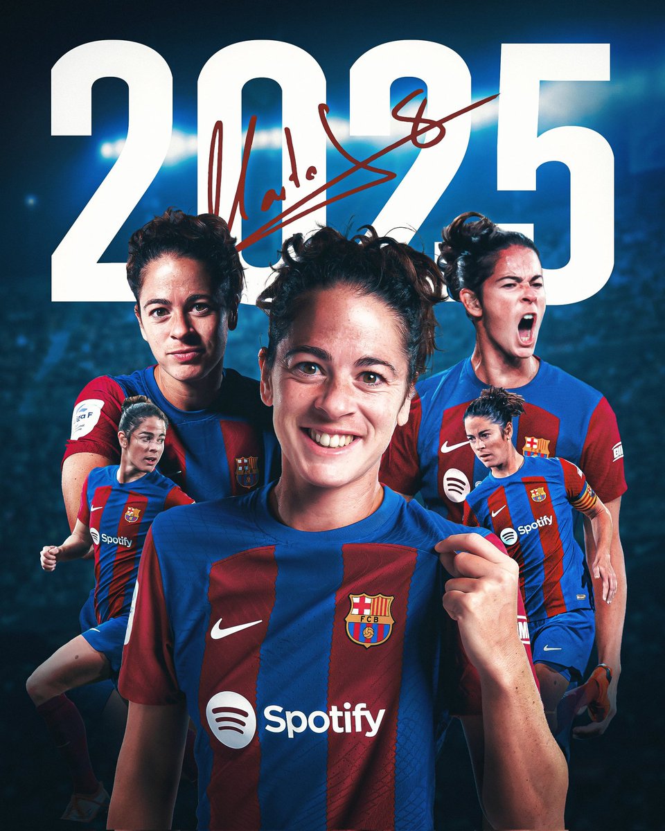 🚨 BREAKING | Marta Torrejón has extended her contract with FC Barcelona until 2025✍️🔵🔴