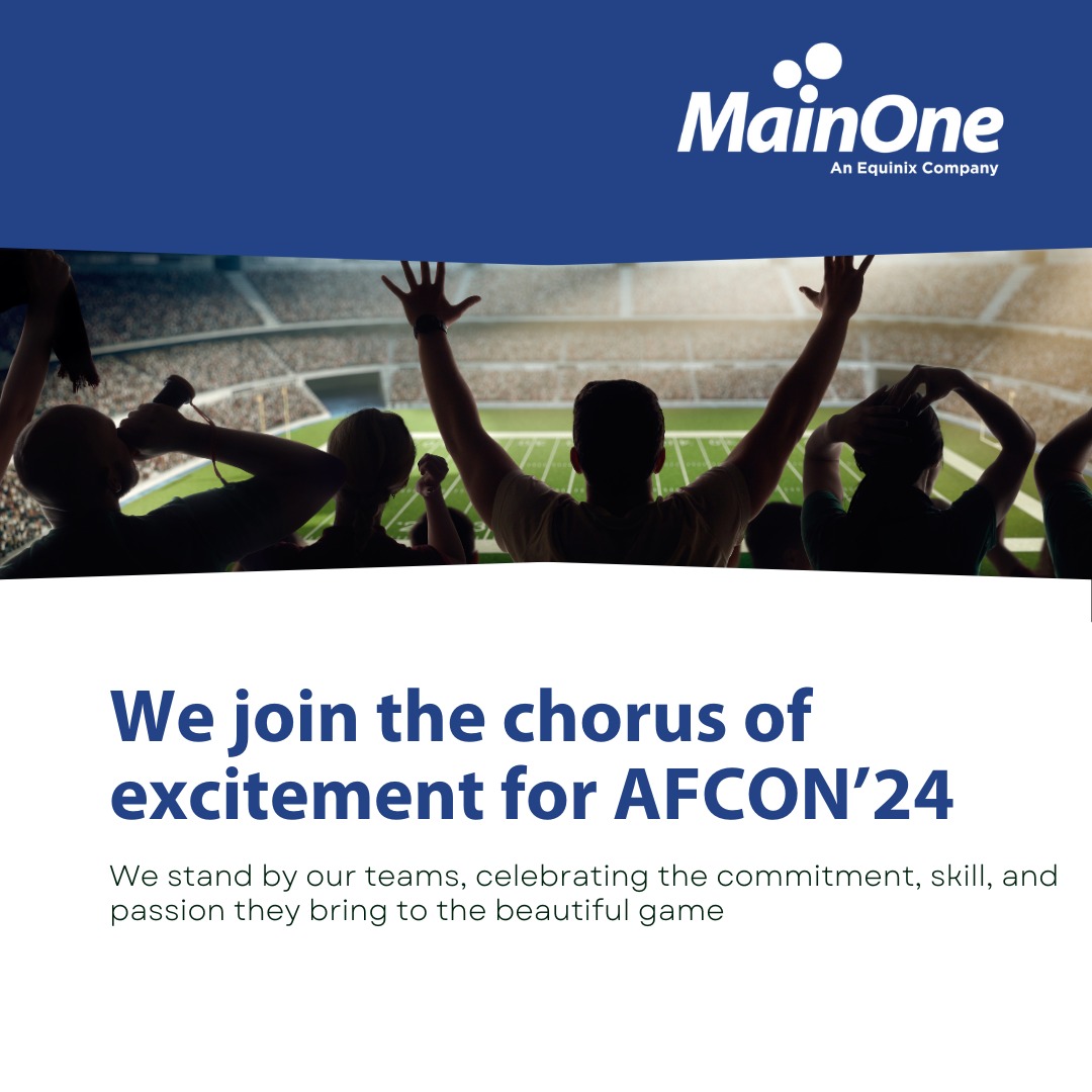 Mainoneservice's tweet image. We join the chorus of excitement for AFCON 2024, where excellence takes center stage. We stand by our teams, celebrating the commitment, skill, and passion they bring to the beautiful game.