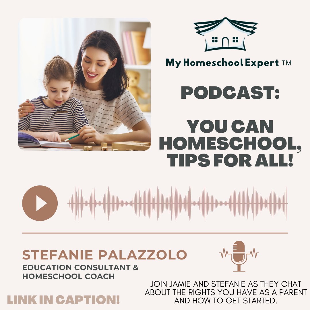 myhomeschoolexp's tweet image. Check out our podcast where we discuss the rights you have as a parent and how to get started homeschooling!

homeschool.com/podcasts/serie…

#homeschoolpodcast #homeschool #homeschooltips