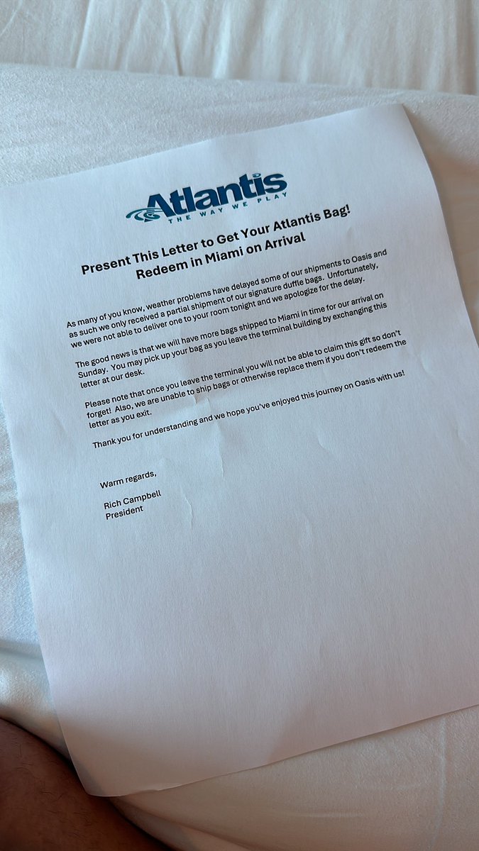 Hey <a href="/AtlantisEvents/">Atlantis Events</a> how about you either give it to everyone or no one at all? What’s up with the selection? What if people can’t afford to wait behind? Thanks for making me feel like an equally valuable paying customers and disrespecting my time.