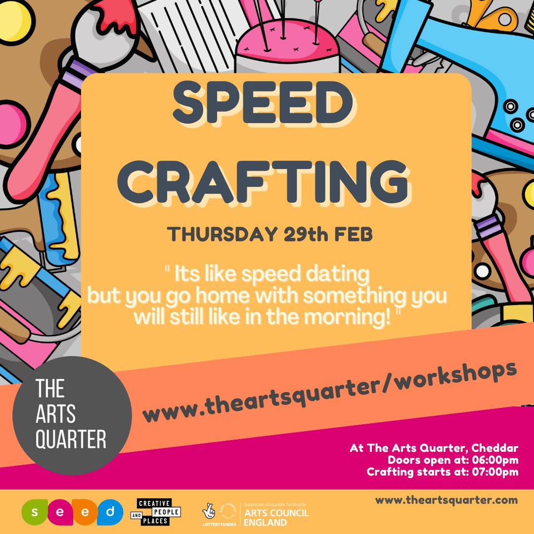 The Arts Quarter, Cheddar (@quarterarts) on Twitter photo 