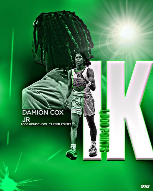 Big night for Central’s Damion Cox tonight as he’ll be recognized for surpassing 1,000 points. Congrats!