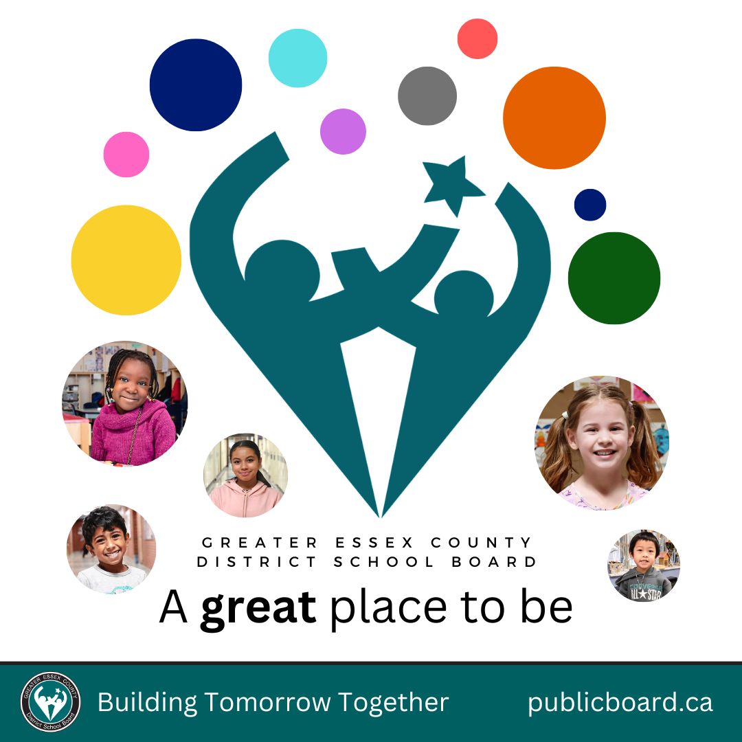 The Greater Essex County District School Board is a great place to be. Join us at our Kindergarten Open Houses on February 21st from 5 to 7 pm. We can’t wait to meet you and your little one! Visit publicboard.ca/kindergarten for more information. 🎒🎨📚