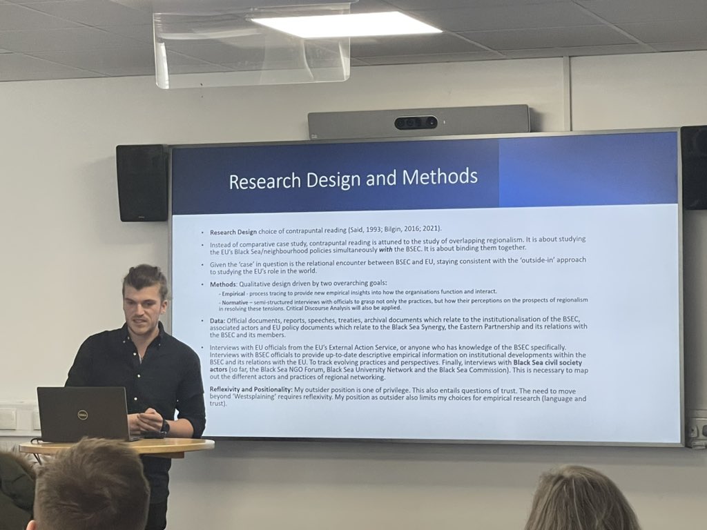 Absolutely captivating and commendable to witness Antony confidently presenting on how Russia's invasion of Ukraine has reignited concerns about regional conflicts in the Wider Black Sea Region. #SCDTPCon2024 southcoastdtp.ac.uk/fyc-2024/abstr…