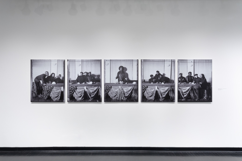 KODAlab_'s tweet photo. Closing Jan. 28, 'Ten Commandments of Renée Cox' at @Princeton. Organized by KODA, curated by @klaudiadraber.❓Who is Yo Mama? She is your mother. She is the Virgin Mary. She is Jesus. She is Rajé. She is Queen Nanny. She is Renée Cox. She empowers. https://t.co/7PPPq35u43