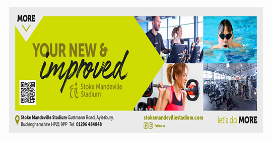 The vibrant image on our screens? It's Stoke Mandeville Stadium’s fitness world! 🌈 Join & find your best self. New member benefits! 📞 01296 484848 #FitnessFlair #HealthTrend #CornerMediaGroup #FIDigital #ActiveLife #GetMoving #FitCommunity #PowerOfWorkout