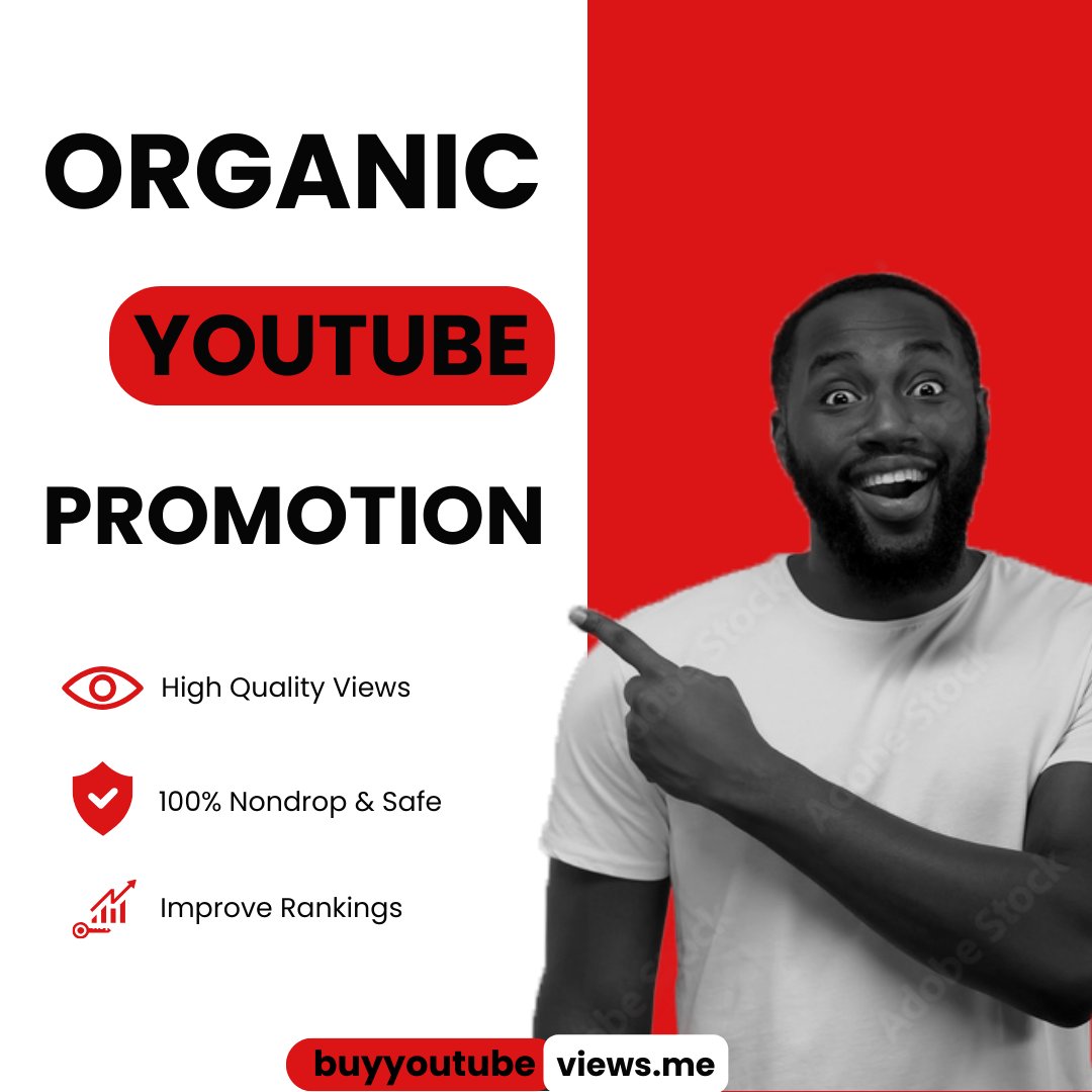 buyytv's tweet image. 🔥 Supercharge your YouTube presence with our expert promotion! Reach new heights, gain subscribers, and conquer the algorithm! 🚀🌐 #YouTubePromo #ChannelGrowth #PromoMasters #EngageAudiences #DigitalSuccess #ViralContent #PromotionGame
buyyoutubeviews.me