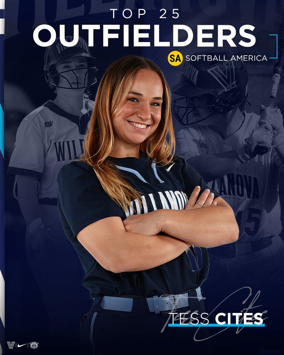 𝕋𝕆ℙ. 𝟚𝟝. 𝕆𝕌𝕋𝔽𝕀𝔼𝕃𝔻𝔼ℝ.

The reigning BIG EAST Player of the Year Tess Cites has been named one of the top outfielders in the country by <a href="/SoftbalAmerica/">Softball America</a>!

#GoNova