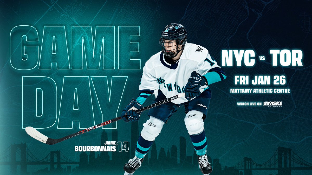 New York Sirens (@pwhl_newyork) on Twitter photo Back at the place we made history!
📍Mattamy Athletic Centre
⏰: 7pm ET
📺: <a href="/MSGNetworks/">MSG Networks</a> Back at the place we made history!
📍Mattamy Athletic Centre
⏰: 7pm ET
📺: <a href="/MSGNetworks/">MSG Networks</a>