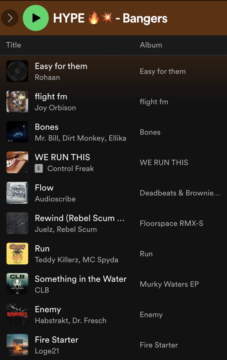 My HYPE playlist is updated!  

🔥💥🔊:spoti.fi/2oCc3db