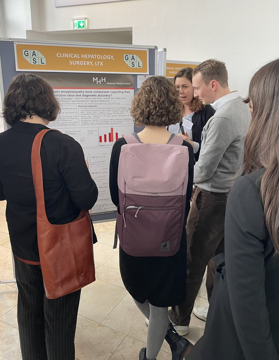 📍#GASL Poster Session “Clinical Hepatology” included 7 posters from our group and lots of fruitful discussions, especially for our young doctoral students at their very first GASL!