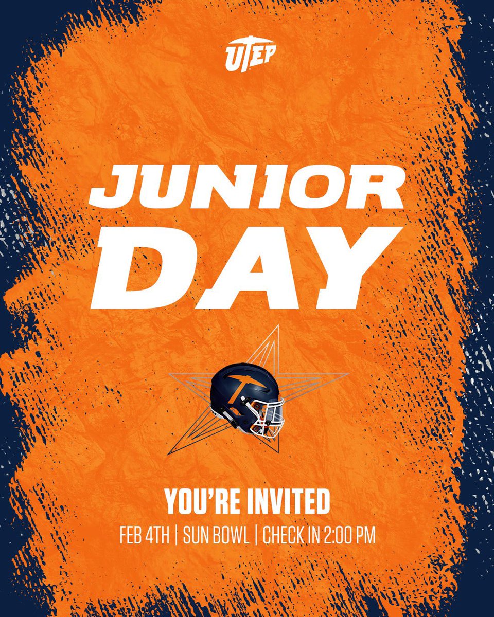 rhyan_sewell06's tweet image. More than grateful to receive an invite to @UTEPFB feb 4 🧡 @CoachMcLa @CoachStuJohnson @modle1112