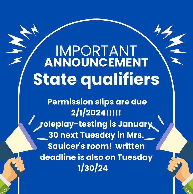 MHS DECA state qualifiers make sure to READ CAREFULLY!!! ^ IMPORTANT INFORMATION ^ #experiencethedifference