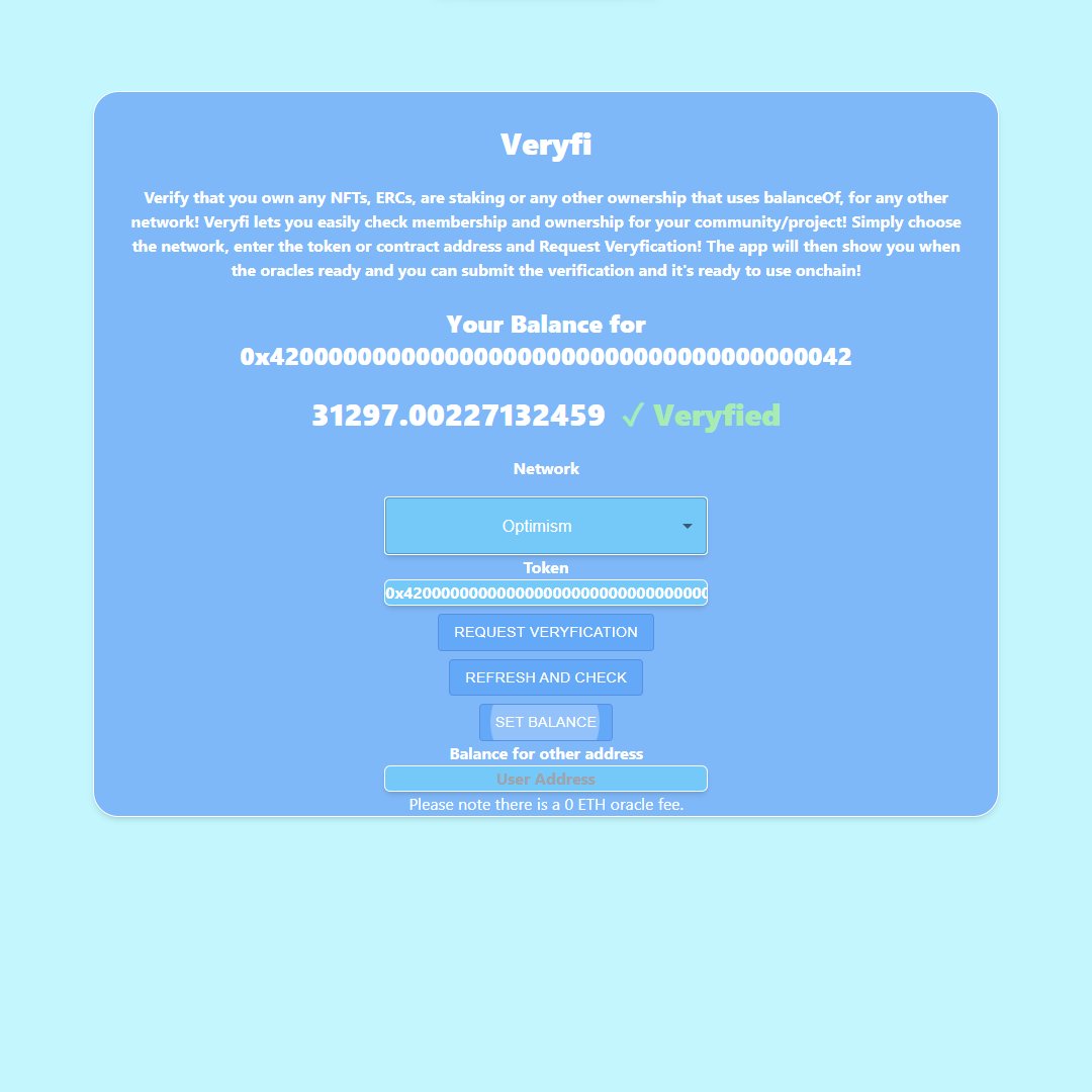 Why fund projects with <a href="/Optimism/">Optimism</a> RPGF? What are public goods? Are they VC backed token projects? Are they 20 Bankless entities trying to larp as decentralized and seperate? 

Or are they a free tool that lets you verify ANY asset on any other chain, on demand for any