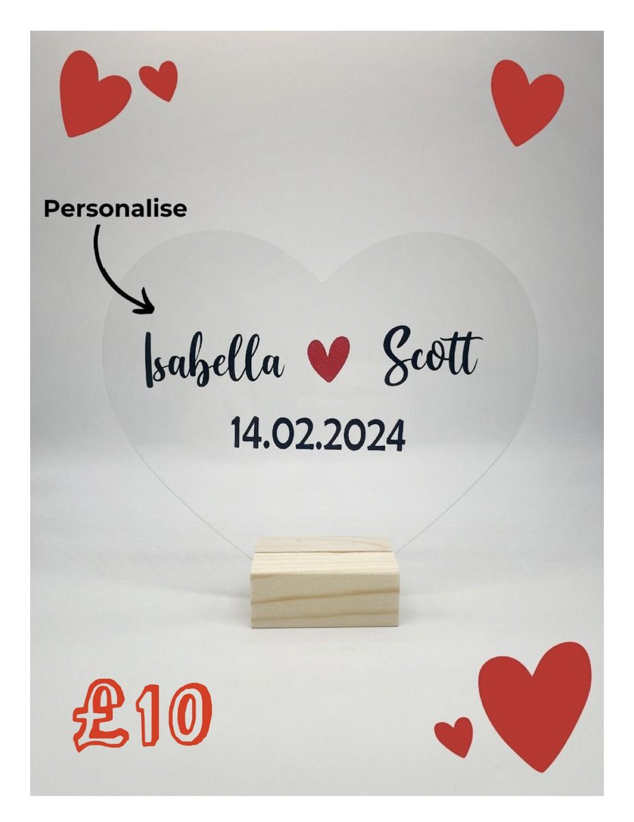 ShopWithKerry's tweet image. Our #Heart Plaque is a charming choice for #ValentinesDay, #weddings, or any momentous celebration. 

16cm H x 18cm W x 4cm D

#Personalised for free with custom vinyl lettering.

#love #valentines #wedding #anniversary #linkinbio