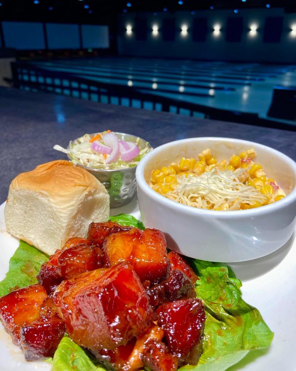 Today’s Special: 🚨Limited Amount 🚨

In case you missed out last week. Barbecue pork belly burnt ends served with cheesy Mexican street corn, dill pickle slaw, sweet Hawaiian rolls, and choice of soft drink for $13.99.