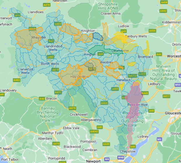 HerefordshireWT's tweet photo. Still a long way to go to #RecoverOurRivers but great to see this map of projects charting all the good work that's getting going in the catchment 💙https://t.co/YAjqmndk7t https://t.co/kAtwzpTJYk