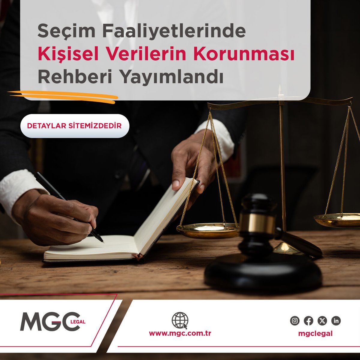 Seçim Faaliyetlerinde Kişisel Verilerin Korunması Rehberi Yayımlandı.

🔗 bit.ly/3vX4ZKm 

#KVK #Rehber #Seçim #VeriKoruma #Veriİşleme