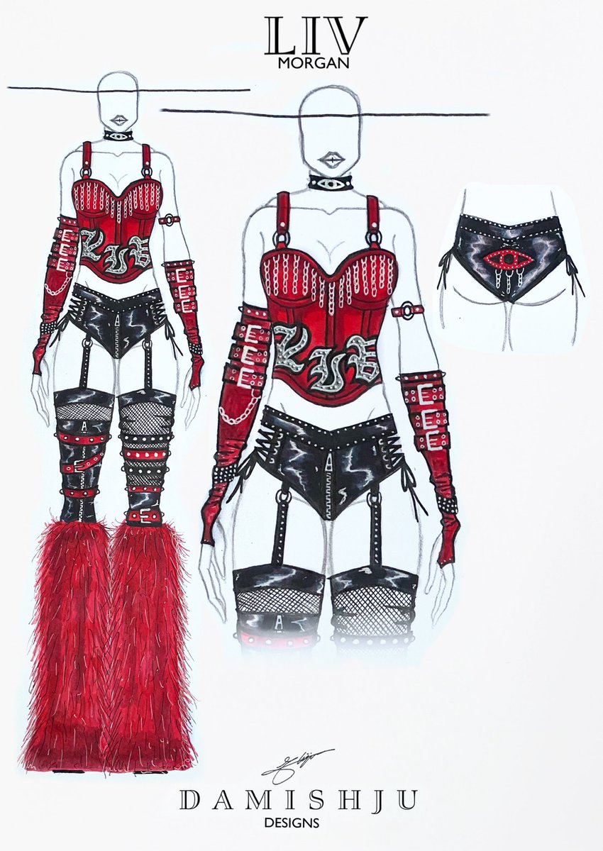 Xtina Lady Marmalade inspired gear concept for @YaOnlyLivvOnce