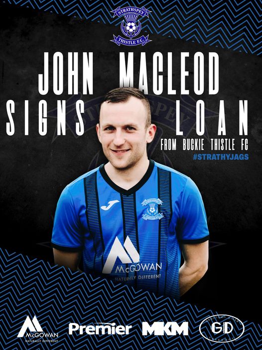 JagsStfc's tweet image. ⚽️NEW SIGNING! 
We have signed John Macleod on loan from Buckie Thistle Football Club until the end of the season✍️