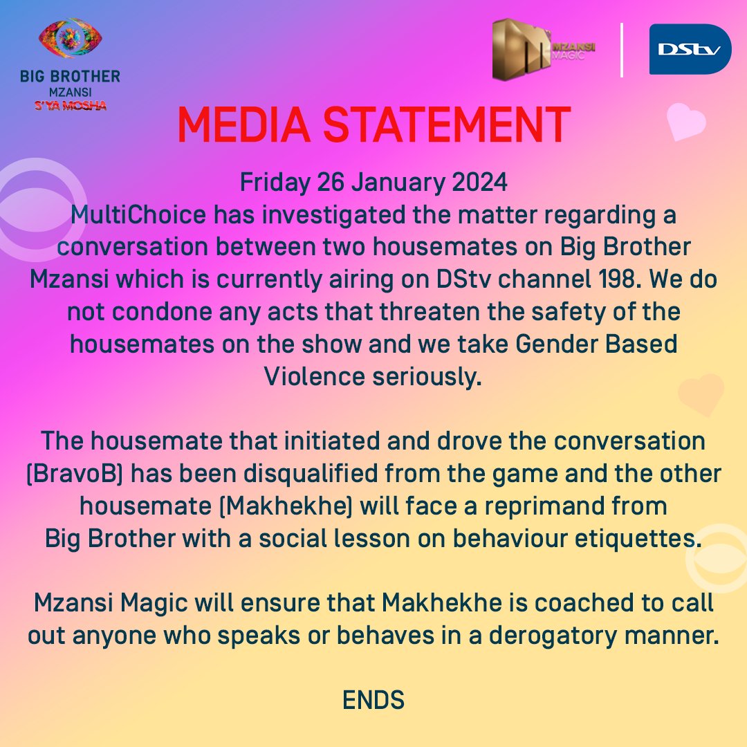 Big Brother Mzansi tweet media