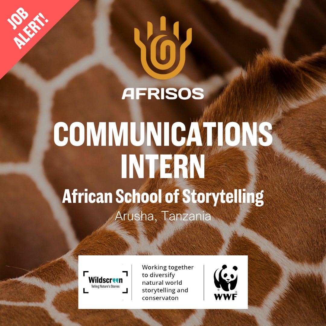 Are you passionate about natural world storytelling, social media, and facilitating knowledge sharing?

Join the <a href="/AfrisosNGO/">AFRISOS</a> team in a unique Communications Internship in Arusha!

Deadline: 8th February 2024, 12PM EAT

Find out more and apply now! wildscreen.org/wp-content/upl…