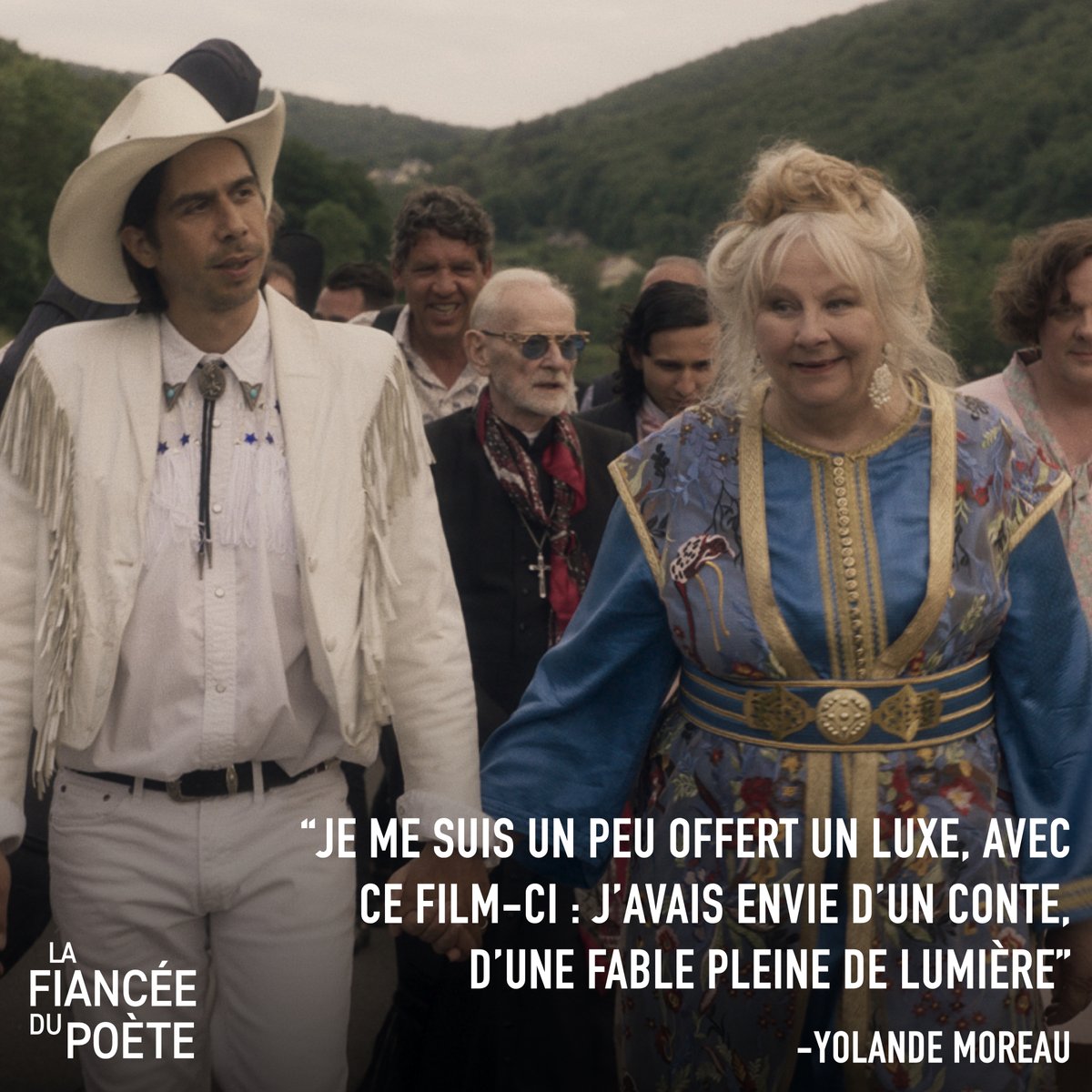 “Je me suis un peu offert un luxe, avec ce film-ci : j’avais envie d’un conte, d’une fable pleine de lumière” - Yolande Moreau, en entretien avec <a href="/LeDevoir/">Le Devoir</a>  🗞

Présentement au cinéma 👇
ouvoir.ca/2023/la-fiance…