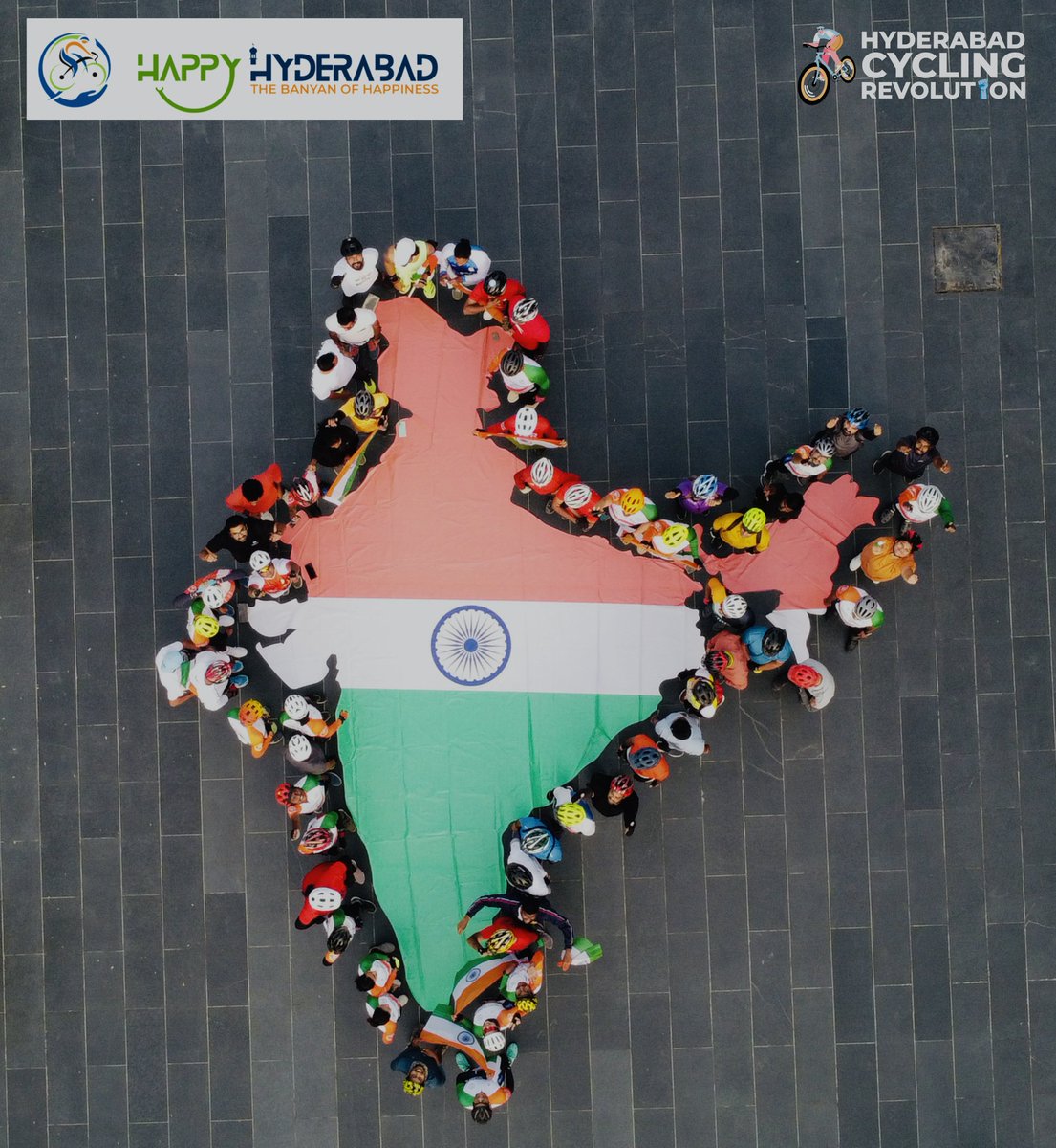 #HappyRepublicDay 🇮🇳

I participated in the Cycling Ride on the occasion of 75th Republic Day, as a part of 
#HyderabadCyclingRevolution by #HappyHyderabad 

Venue: T-Works, Hyderabad, TS

#Hyderabad #HCR #Cycling #RepublicDay2024 #Telangana
