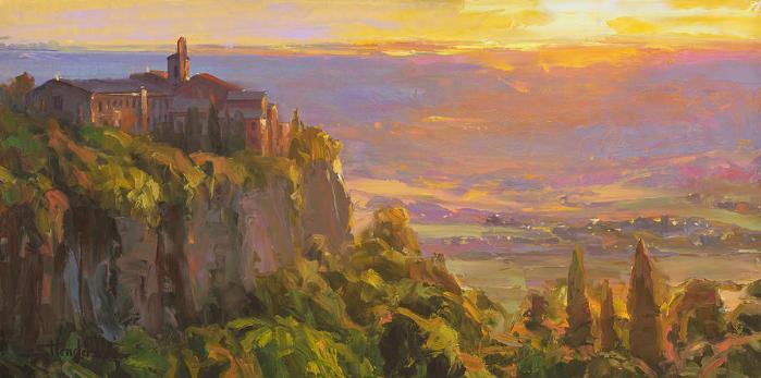 SHendersonArt's tweet photo. Though peace isn't something governments seek, it is very  possible for real people to find peace within our lives. Seek beauty and truth, and turn your back on lies.

Ancient Sanctuary art print -- https://t.co/ZfHifCV3Pm

#fridaymorning #peace #italy #quote #art #travel https://t.co/AVptvW9LnQ