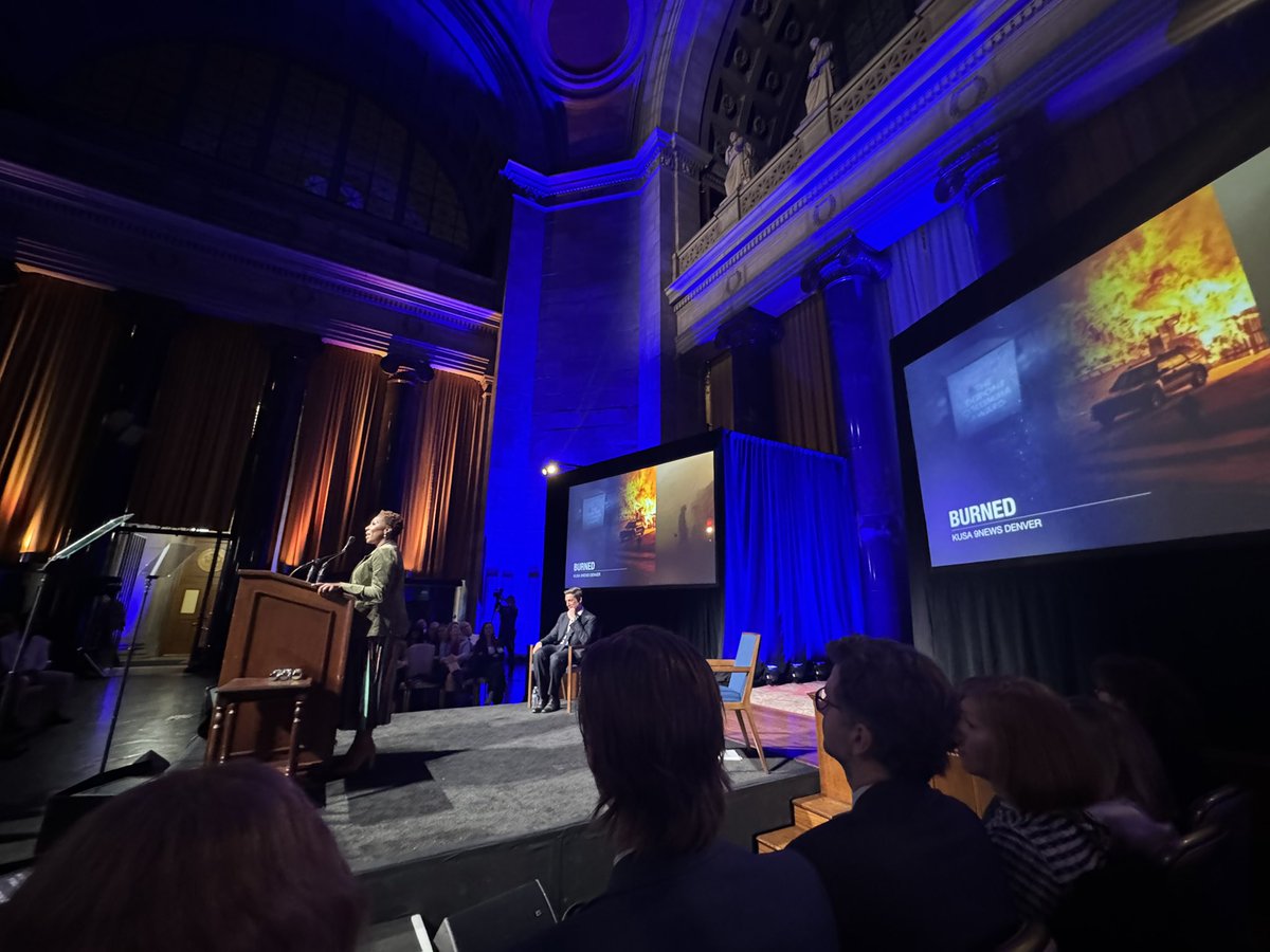 chrisvanderveen's tweet photo. There are moments in your life that just overwhelm you

In good ways

This was one

Last night, we won a duPont-Columbia Award.  The Pulitzer Prize of broadcast journalism.  

So proud of this.  

Thank you to @CHansen9NEWS for leading and @9News/@TEGNA for the time to do it https://t.co/FuEnPrVesC