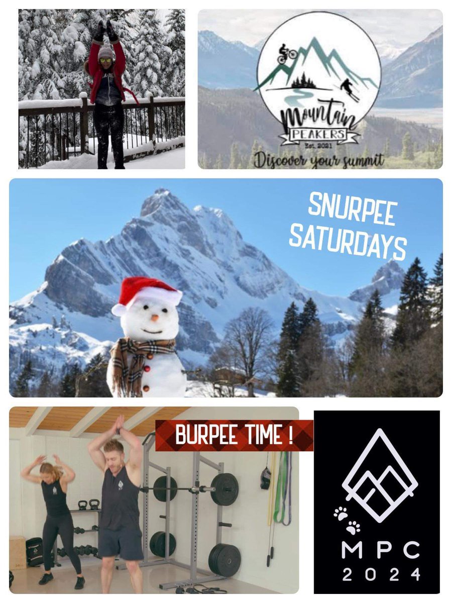 Hello Peaker friends! 🙌🏔️❄️ Are you ready for the first global #snurpeesaturday?! It will take place every Saturday until March. Join the fun!!! Snurpees or Burpees! Any numbers of repetitions! Your call!!! We can’t wait to see your videos! @MyPeakChallenge @CoachValbo
