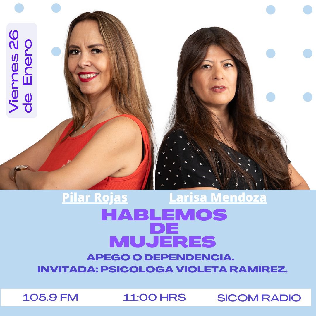 hablemos_puebla's tweet photo. ¡Feliz viernes!

Estamos en vivo en #HablemosDeMujeres, el día de hoy hablaremos de apego o dependencia. 

¡No te lo pierdas! 

105.9 FM 📟🎙📻
#SICOMRadio https://t.co/vVUYdBgB8F