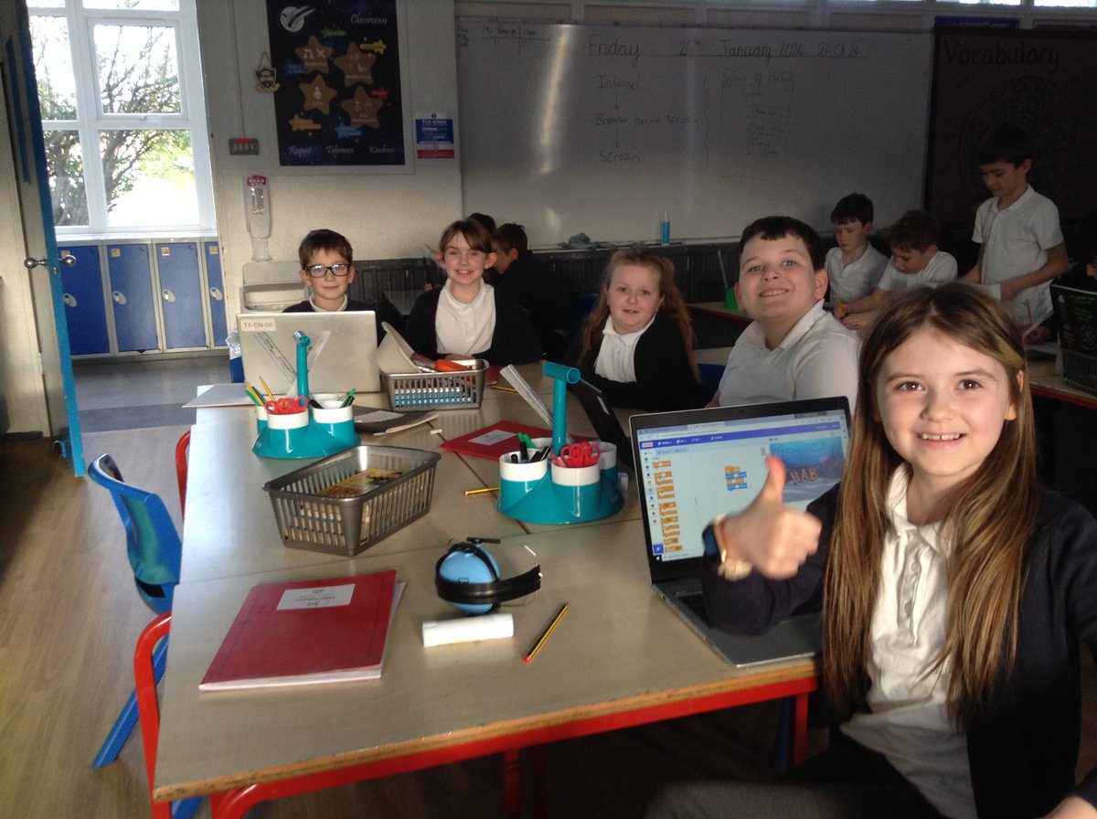 BPSHull's tweet photo. 4RS have been enjoying their #BPSComputing lessons on Scratch creating animations. 1 of 2. https://t.co/M6ddUKJOiG