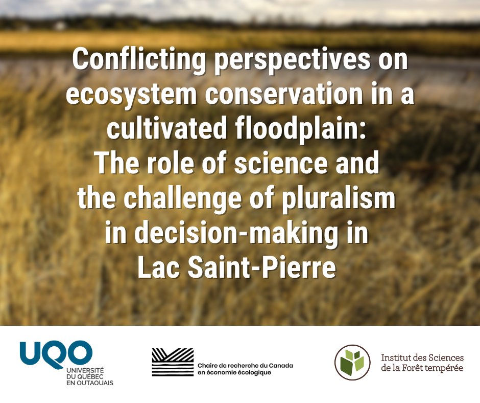 Chaire de recherche du CA en économie écologique (@crc_economieeco) on Twitter photo 📔🐟 Le plus récent article d’<a href="/annlevesque_qc/">Ann Lévesque</a>, issu de sa thèse, est maintenant disponible! Cette étude offre un regard pluriel sur les causes du déclin de la perchaude au lac Saint-Pierre et les enjeux de restauration de son habitat.
À lire 👉 bit.ly/3S8JnCq
<a href="/a_vansi/">aaron vansintjan 🐙</a> 📔🐟 Le plus récent article d’<a href="/annlevesque_qc/">Ann Lévesque</a>, issu de sa thèse, est maintenant disponible! Cette étude offre un regard pluriel sur les causes du déclin de la perchaude au lac Saint-Pierre et les enjeux de restauration de son habitat.
À lire 👉 bit.ly/3S8JnCq
<a href="/a_vansi/">aaron vansintjan 🐙</a>
