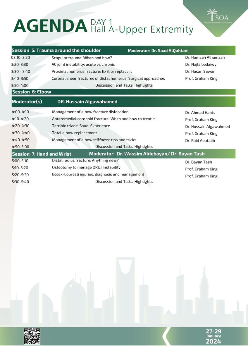 الجمعية السعودية لجراحة العظام SOA tweet media