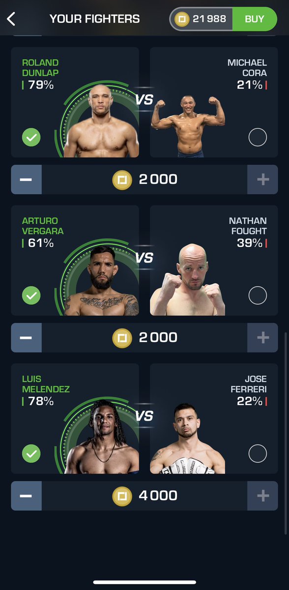 Enzo00990640's tweet photo. @KarateCombat My bets for tonight’s show 🥊
Let’s Kick it #KCK1 🔥💥

➡️ 0.0.2760340 https://t.co/C4pkTTb1XH
