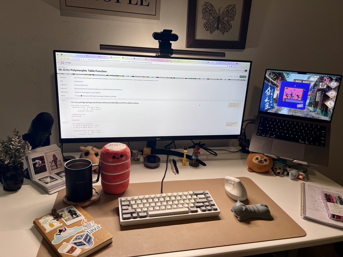 pilatesdev's tweet image. Shout out to the @OracleDatabase DevRel team for sending me an Oracle DB plushie!
Look how cute he is 🥹