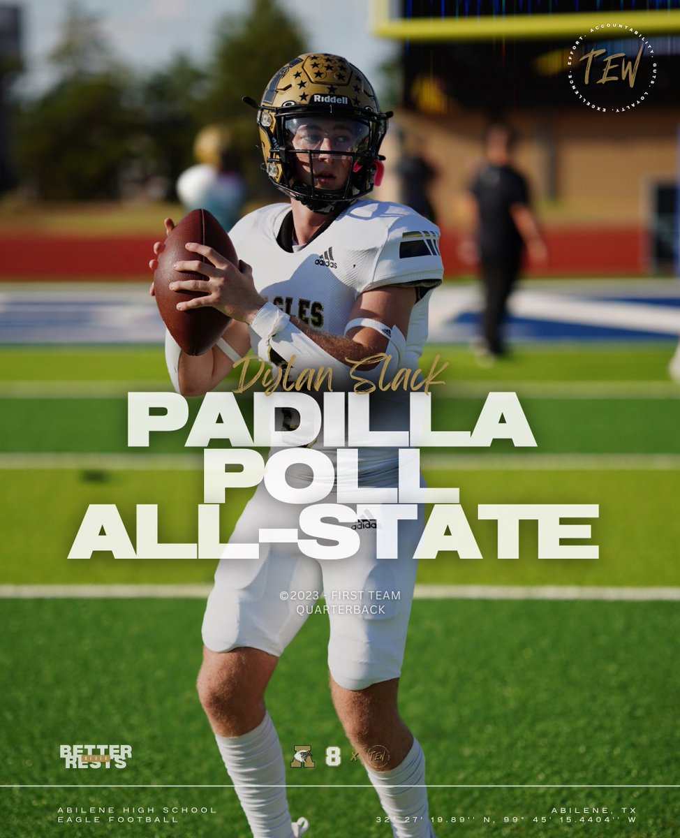 2023 <a href="/padillapoll/">Carl Padilla</a> First Team All-State

Dylan Slack | QB | 8

#BetterNeverRests🚫 | #TEW