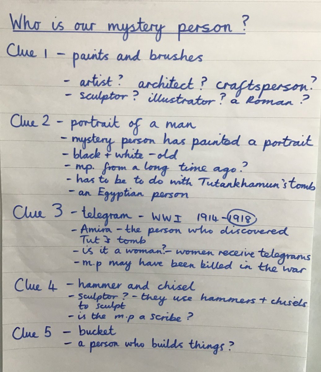LindenRDCedar's tweet image. The children loved this game!
Who’s the mystery person? Five clues. 
We had some good ideas. Answer on Monday!
 #LindenEnglish #Lindenlearning #Lindenhistory