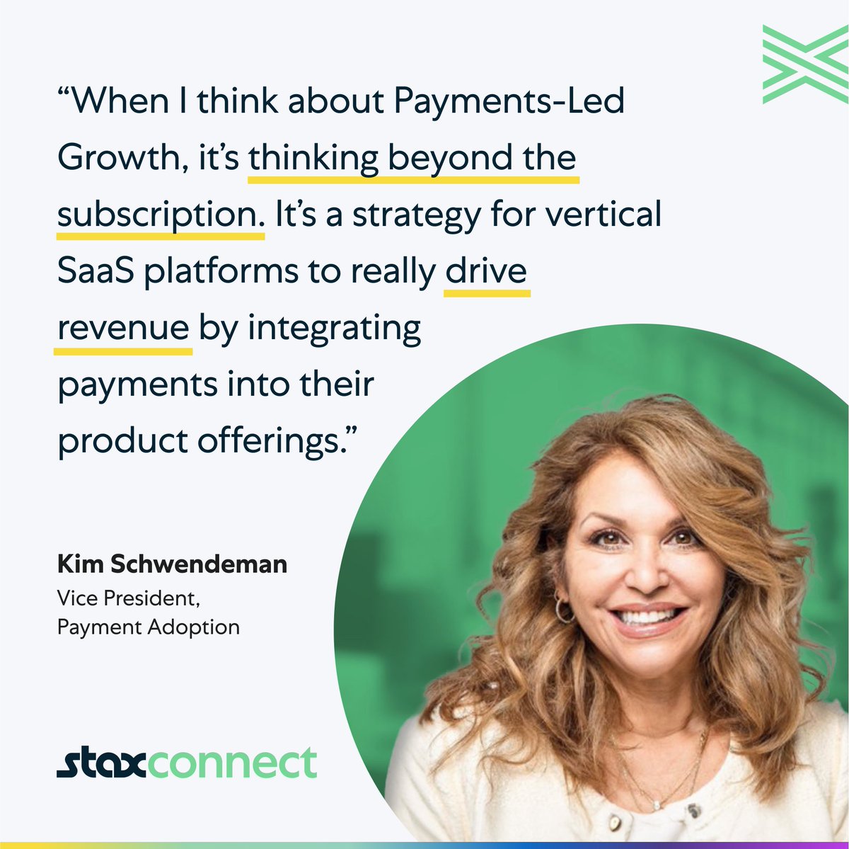 Learn how Payments-Led Growth can transform your vertical #SaaS platform from our subject matter experts. Get Stax Connect insights straight to your inbox, sign-up for our newsletter ➝ bit.ly/45ZYuUu