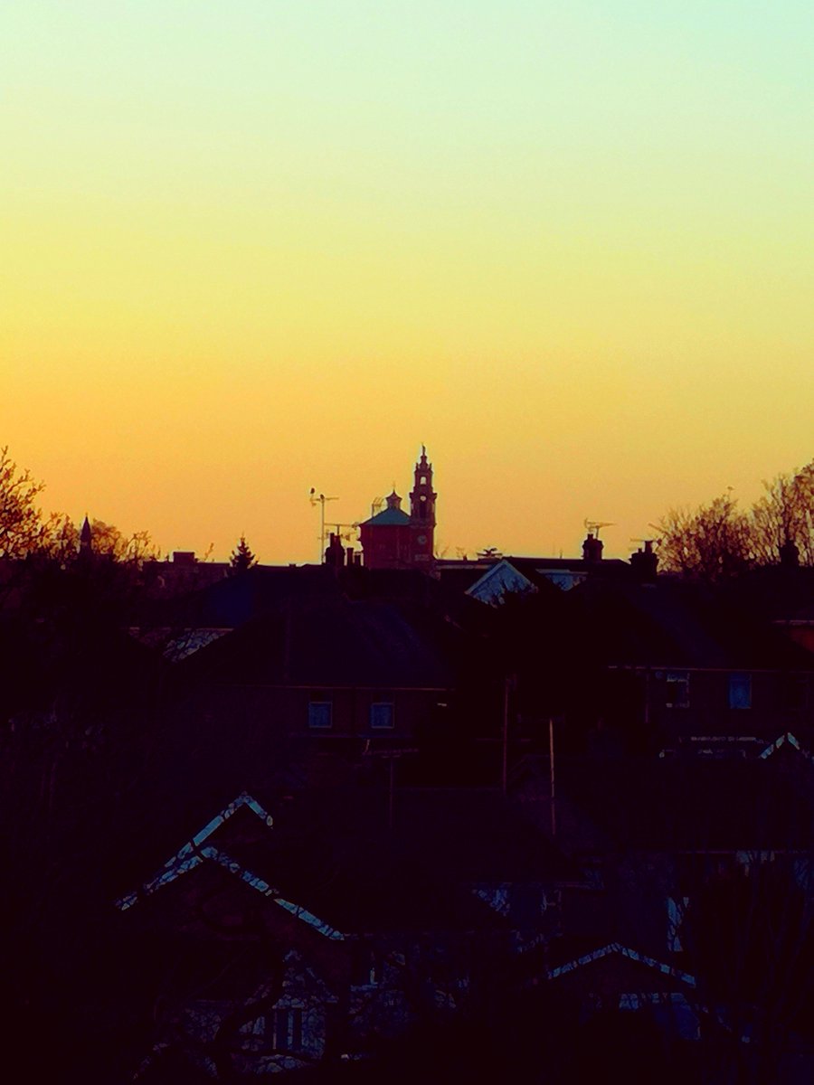 You can see #Colchester Town Hall and Jumbo from Greenstead Slopes!