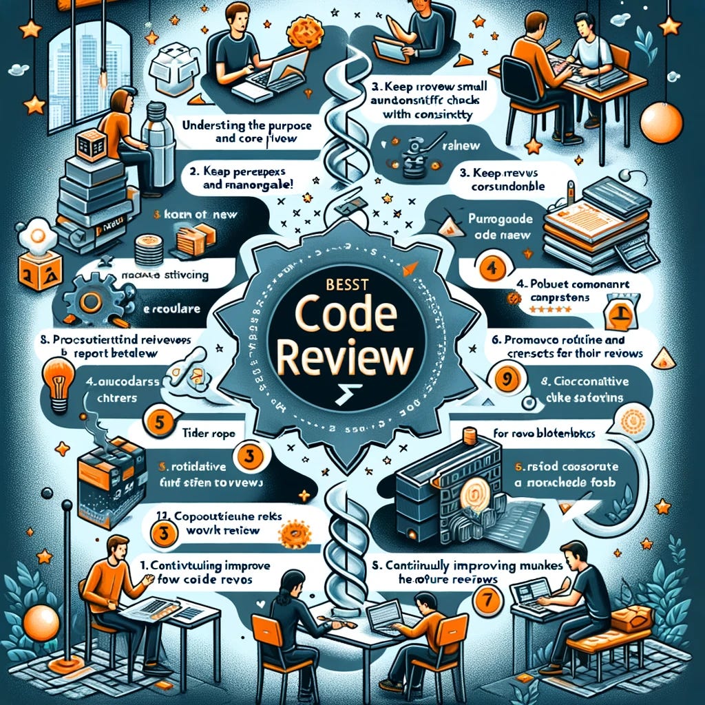 Afams4val's tweet photo. Benefits of Effective Code Review in Software Development:
Bug Squashing Extravaganza
Knowledge Exchange Fiesta
Style &amp; Consistency Parade
Time Travel for Issue Detection
- In essence, effective code reviews are a dynamic experience that enhances code quality and fosters learning https://t.co/rTKNw9VAlq