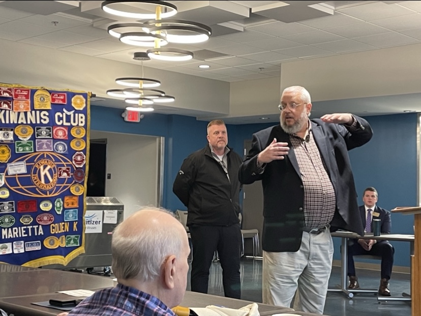 TheExtension's tweet image. Yesterday, we hosted the Marietta Kiwanis Club Golden K for their weekly meeting. They got to hear about our history from Tyler, what we do today from Dan, and a tour of the new men's building!
We love to engage with our community!