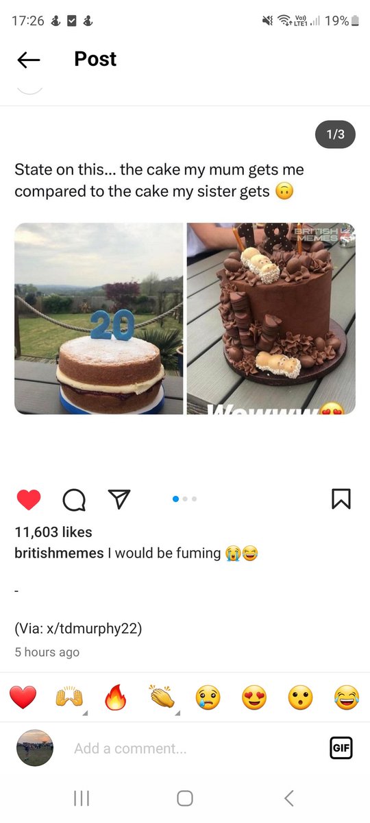 JakeSymonds9's tweet photo. @tdmurphy22 getting grilled in the comments for sending this in 🤣 https://t.co/z5mZLshvkA