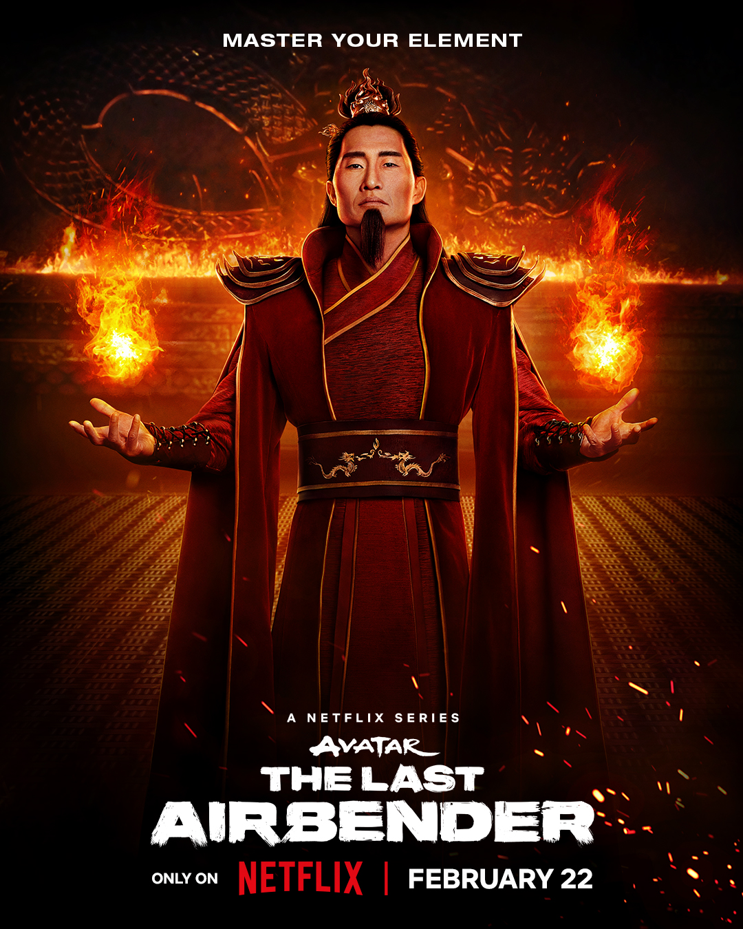 Avatar the Last Airbender karakterposters op Netflix België
