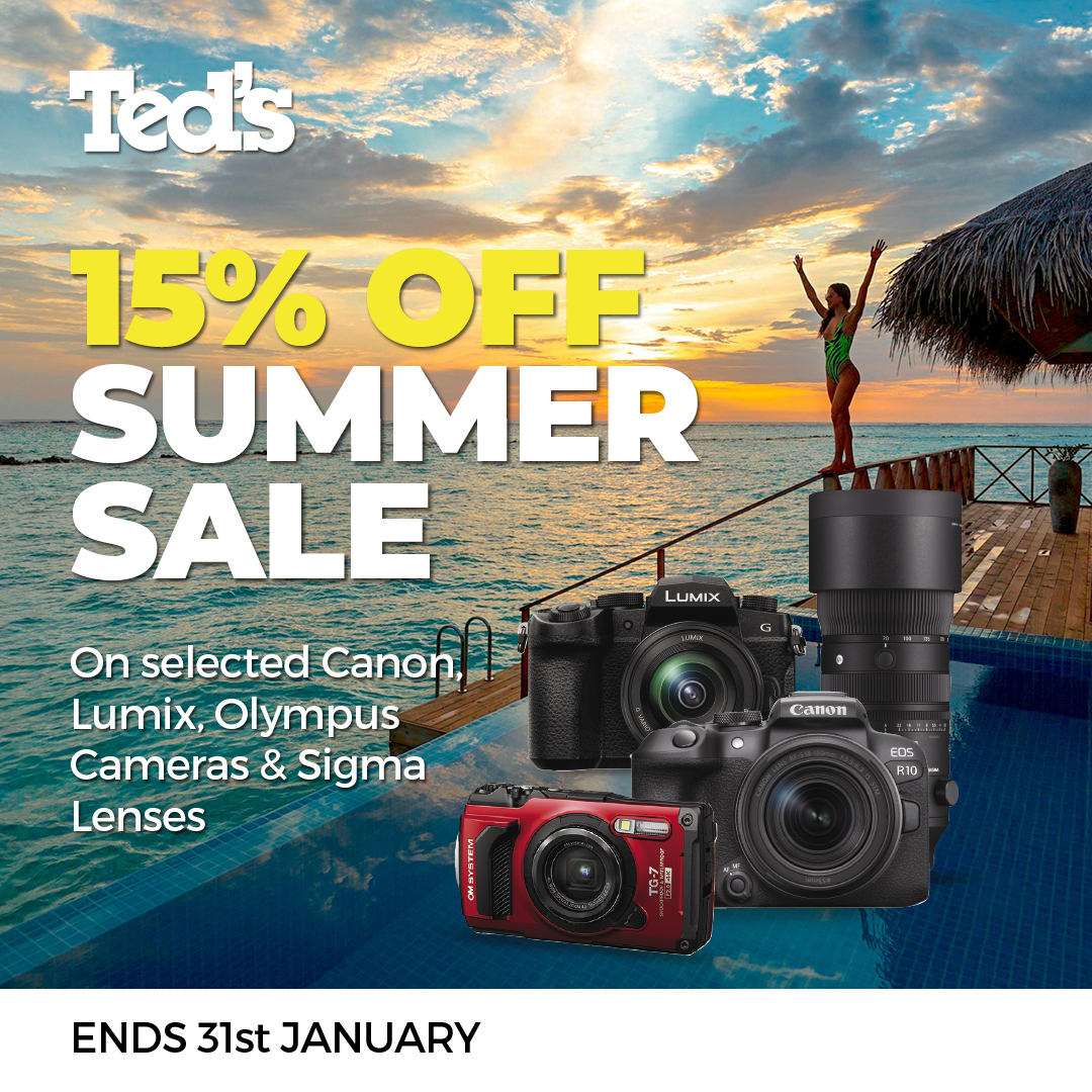 Unlock your photography potential with a 15% OFF on Canon, Lumix, Olympus, and Sigma equipment! 🌟 Whether you're a pro or just starting, now's the perfect time to upgrade your gear.

🛒 Shop now and let your creativity soar! teds.com.au/sale-catalogue…

#PhotographyDeals #CameraSale