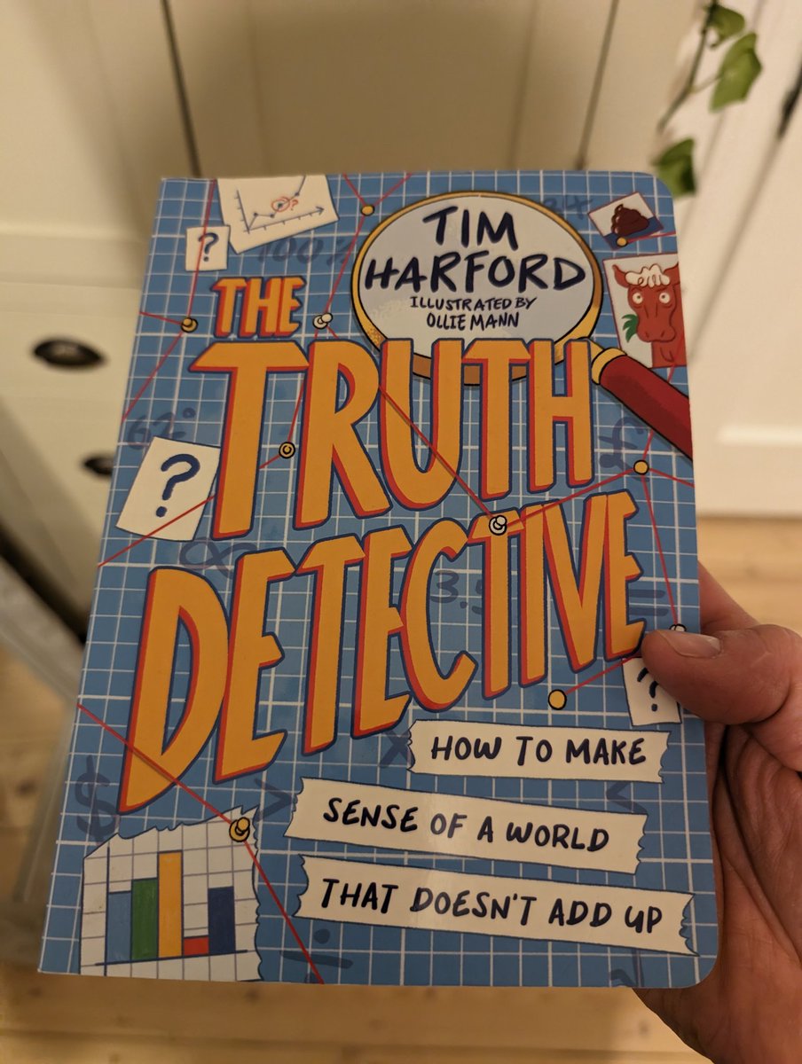 My daughter: daddy, can we do more Truth Detective, please please please?! Tim Hartford's book is clearly a big hit in our house.